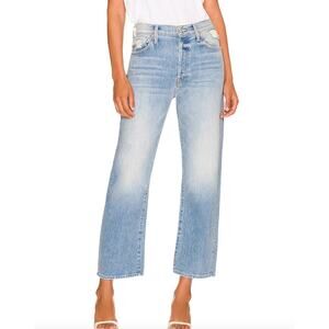 Mother Denim The Ditcher Crop in Resting Beach Face